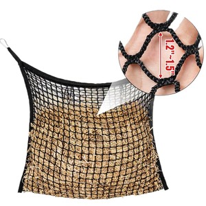 Sac à alimentation en maille pour chevaux, filet à foin en nylon à alimentation lente, rangement suspendu pour chevaux - Product Image 5