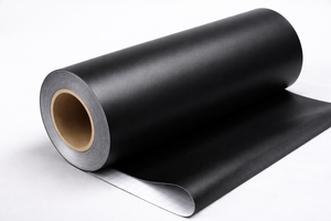 Feuille décorative en plastique PET noir anti-traces de doigts pour lamination de meubles, structure GAG anti-bactérienne, stock disponible, simple face - Product Image 3