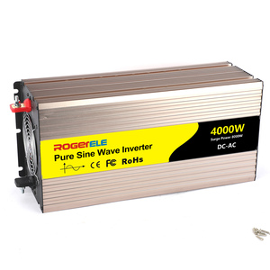 Convertisseur d'énergie solaire à onde sinusoïdale pure 4000W/4kW <span class=keywords><strong>4000</strong></span> Watts 12V/24V/48V DC vers AC 110V/220V pour utilisation automobile et climatiseur - Product Image 1