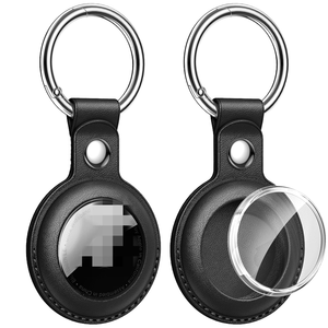 2023 מוצרים חדשים כיסוי מגן כיסוי סופי במקרה <span class=keywords><strong>gps</strong></span> מעקב pu עור עבור תגי אוויר עם טבעת מפתח - Product Image 1