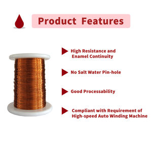 Fournitures électriques Fil de cuivre émaillé isolé solide 22 AWG 20 AWG pour inducteurs industriels haute puissance et bobinages de moteurs - Product Image 6