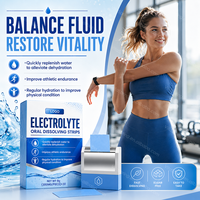 Bandes électrolytiques à dissolution orale, supplément d'hydratation portable, marque privée, fabricant OEM ODM, emballage personnalisé