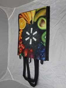 Custom Eco-Friendly Recyclable Full-Color Laminated Non Woven Tote Bag Promotional Shopping <b>Handbags</b> - Product Image 5