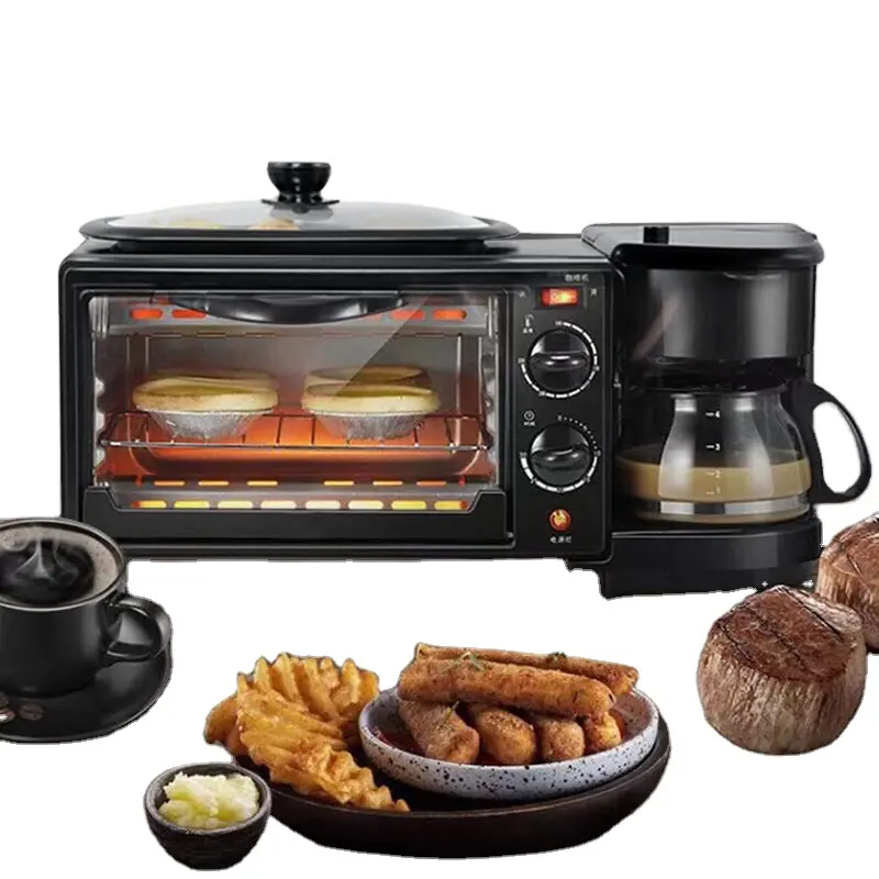 Automatic Multifunction Household 3in one Oven Multifunction 3 in 1 Breakfast Maker for home appliances and gifts
