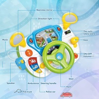 Samtoy – jouets électroniques éducatifs précoces pour bébés, volant pour enfants, jouet de conduite avec un son réaliste