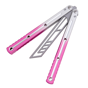 Anti-slip Handle Balisong <strong>Trainer</strong> Outdoor EDC Foldable <strong>Butterfly</strong> Practice <strong>Knife</strong> - Product Image 3