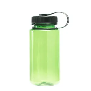 कस्टम स्पष्ट पीने के साथ पुन: प्रयोज्य जिम Waterbottle यात्रा खेल प्लास्टिक Nalgene पानी की बोतलें लोगो