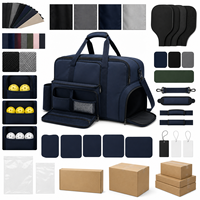 Sac de sport décontracté bleu marine, sac de voyage week-end avec compartiment à chaussures ventilé, bandoulière réglable pour la gym
