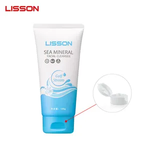 Tubi di compressione di plastica riutilizzabili della crema per le mani del detergente per il viso della schiuma dei contenitori cosmetici vuoti su ordinazione 60G