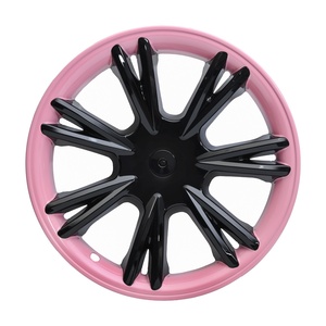 Cache-roue personnalisé pour jantes de 19 pouces, style sport, noir mat/brillant - Product Image 2