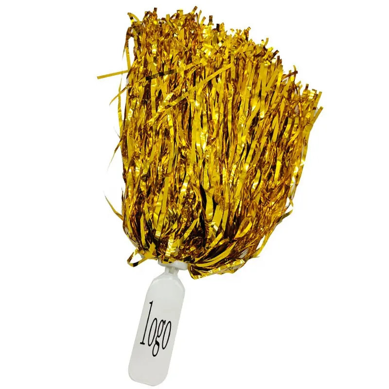 Fabriek Nieuwe Rooter Hanker Cheerleader Pom Poms Cheer Pompons Voor Dance Party Flat Handvat