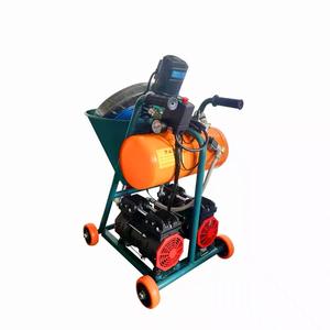 ماكينة رش مدافع الهاون الإسمنتية بمحرك ديزل كهربائي بخاط صغير للتصدير بتوريد المصنع - Product Image 4