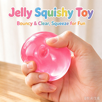 Nouvelle balle anti-stress géante colorée faite à la main en huile de coco, malléable, pour soulager le stress, cadeau pour adultes et enfants