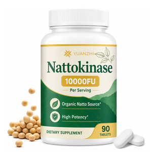 Nattokinasa 2000-5000 FU, Circulación Cardíaca, Suplemento de Nattokinasa Cardiovascular, Enzima Fibrinolítica, Cápsulas de Nattokinasa - Product Image 1