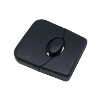 Boucle de dégagement central rapide classique noire à bouton unique, 1 pouce, en plastique, accessoire de sac, durable, vente en gros à prix réduit