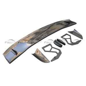 Carbon Fiber Spoon Style Single Deck Rear Trunk Lip Top <b>Wing</b> Spoiler for Civic FL5 Type R 2022-2023 Auto Tuning <b>Black</b> - Product Image 5