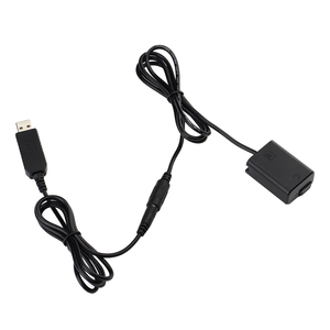 Batterie factice NP-FW50 + câble de ressort de rappel USB pour <span class=keywords><strong>SONY</strong></span> A7R <span class=keywords><strong>S</strong></span> M II S2 M2 R2 A6500/ 5100/ 5000 3000 NEX5 <span class=keywords><strong>7</strong></span> DSC-RX10 A33 35 37 55 - Product Image 4