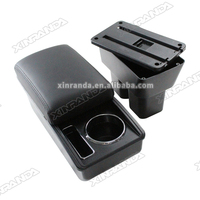 Gen 4 JB74 Accessoires Boîte d'accoudoir de console centrale Boîte d'accoudoir noire pour Suzuki Jimny JB64 JB64W JB74W 2024 2023 2022 2021