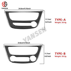 Pegatina embellecedora de CD de Control Central de coche de fibra de carbono para Renault Fluence Megane <span class=keywords><strong>RS</strong></span> 2009 2010 2011 <span class=keywords><strong>2012</strong></span> 2013 2014 2015 - Product Image 6