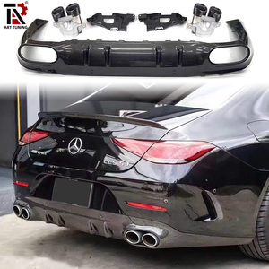 Kit Carrozzeria Modificato in Fibra di Carbonio Stile AMG per Nuova <span class=keywords><strong>Mercedes</strong></span> CLS300 CLS350 W257, Labbro Posteriore con Terminali di Scarico Quadrupli CLS53 - Product Image 5