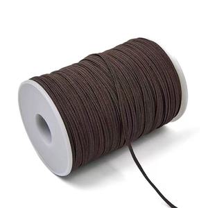 Großhandel Umweltfreundliches Farbiges Polyester-Gummi 3mm Flaches Geflochtenes Elastikband für Bademode Oeko-tex - Product Image 4