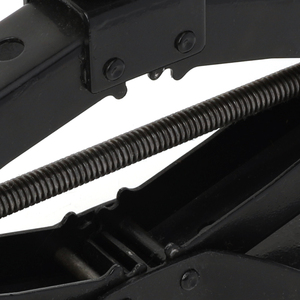 Cric ciseaux robuste pour voiture avec engrenages dentés, manivelle chromée, capacité 2 tonnes, adapté aux véhicules de petite et moyenne taille - Product Image 5