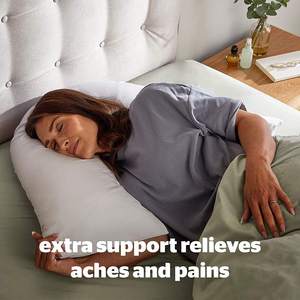Almohada en forma de U para embarazadas, cojín de lactancia en forma de V para bebés, cojín de sofá, soporte de espalda - Product Image 3