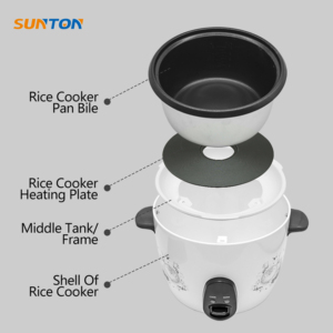 Sunton Moq 1000 Tùy Chỉnh Phổ Hộ Gia Đình 1.8L Nồi Cơm Thép Không Gỉ Bên Trong Nồi - Product Image 2