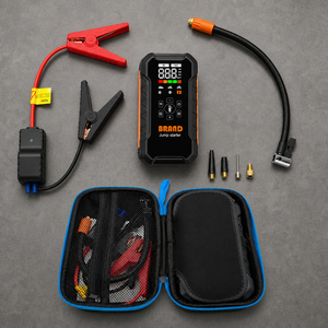 Démarreur de Voiture Portable 1200A <span class=keywords><strong>avec</strong></span> Compresseur d'Air, <span class=keywords><strong>Gonfleur</strong></span> de Pneus 160PSI, Batterie Externe 16000mAh, et Alimentation 12V - Product Image 6