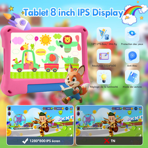 Tableta Educativa Infantil Popular de 8 Pulgadas con Modo <span class=keywords><strong>Nocturno</strong></span>, Control Parental, Pantalla con Luz Regulable, Historias en Audio, Canciones de Cuna, Android 12 MTK - Product Image 6