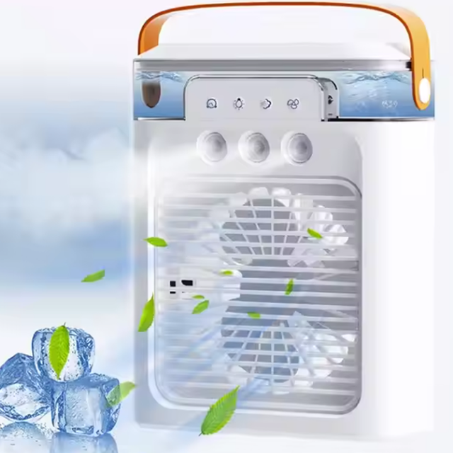 New Portable Air Conditioner Cooling Fan Evaporative Mini Air Conditioner Mini Ventilador 3 Speed Cool Mist Personal Air Cooler