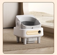 PAIPET Bac à litière automatique intelligent autonettoyant pour chat avec contrôle par application, grande poubelle, contrôle des odeurs, vente en gros OEM