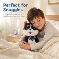 Juguete de Peluche Husky Realista con Adorables Detalles Bordados, Unisex, de Moda, Relleno de Algodón PP de Alta Resistencia, Superventas