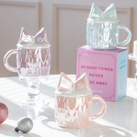 Taza de Cerámica con Lazo Bonito de Perla, Taza de Agua para Parejas, 370 ml, Estilo Moderno Duradero, Regalo de Cumpleaños, Caja de Regalo