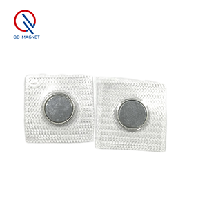 Boutons magnétiques ronds lavables et cousus, pour chemise, en PVC résistant, aimant invisible dissimulé - Product Image 3