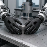 Gant de main robotique en silicone de qualité alimentaire, paire gauche-droite, couvre-main bionique pour la téléopération robotique IA et la collecte de données haptiques
