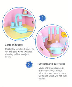 Ensemble <span class=keywords><strong>de</strong></span> cuisine <span class=keywords><strong>de</strong></span> simulation <span class=keywords><strong>pour</strong></span> enfants, <span class=keywords><strong>jeux</strong></span> éducatifs <span class=keywords><strong>de</strong></span> cuisine, apprentissage précoce, en bois, <span class=keywords><strong>pour</strong></span> les enfants <span class=keywords><strong>de</strong></span> 2 à 13 <span class=keywords><strong>ans</strong></span>, unisexe - Product Image 5