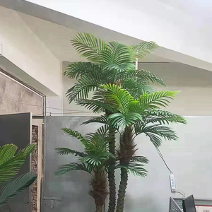 <span class=keywords><strong>Palmeras</strong></span> artificiales de plástico de gran oferta para decoración de jardín de hotel y hogar tipo arbustos Planta artificial - Product Image 4