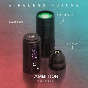 <span class=keywords><strong>Ambition</strong></span> <span class=keywords><strong>Soldier</strong></span>-pluma de tatuaje inalámbrica, batería con Motor portátil sin escobillas, pantalla Digital LED - Product Image 5