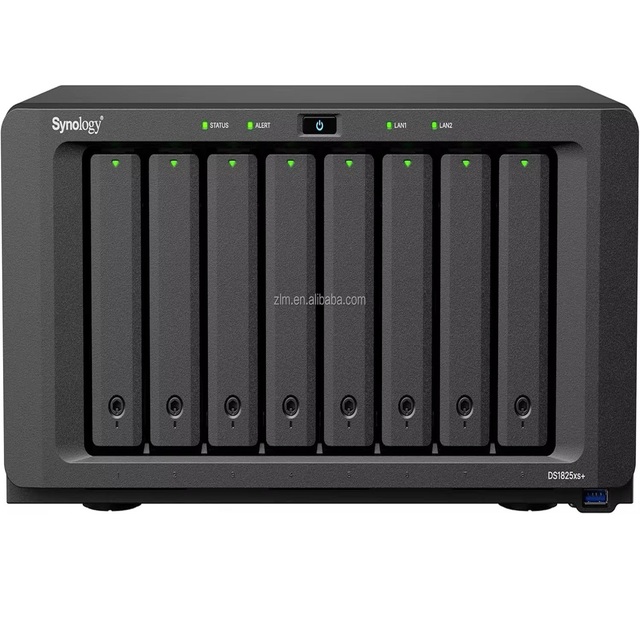 For 8-Bay DiskStation DS1825+ NAS (Diskless) Ryzen V1500B 2.2GHz 8GB RAM 2x2.5GbE RJ45 2x M.2 NVMe 3x USB3.2/Type-C Ports Stock