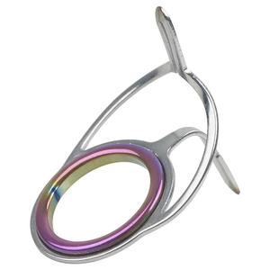 10 pz kit di riparazione di una canna da pesca in ceramica anello in acciaio inox doppio piede canne da pesca Guide accessori per la pesca - Product Image 4