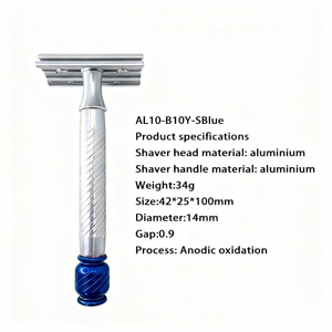 Smooth Shave Consistent Performance Traditional Wet Grooming Wet Aluminum Shaving <strong>Razor</strong> Daily Use for Men - Product Image 6