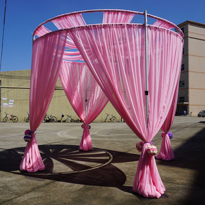 Aluminum adjustable <b>backdrop</b> <b>stand</b> portable event pipe and drape kit for events - Product Image 6