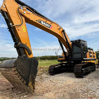 Excavatrice de roche lourde SANY SY550H d'occasion, 55 tonnes, hydraulique, pour carrière, mine, concassage de pierres, livraison rapide