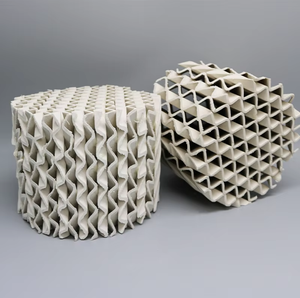 125Y 350Y 550Y 650Y Emboutissage structuré ondulé en céramique d'alumine, résistant aux hautes températures, pour tour de lavage, découpe et pliage - Product Image 1