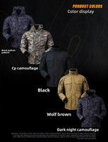 Veste coupe-vent décontractée noire pour hommes, veste tactique Arctryx, design bomber, construction imperméable, coupe-vent d'hiver