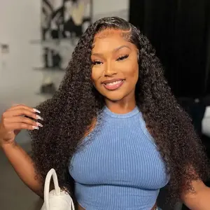 Natural Wig Deep Wave Cuticle Aligned Brazilian Virgin Perruque Glueless Raw Vietnamese Hair Hd Lace Front Wigs For Black Women