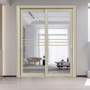 <span class=keywords><strong>Puerta</strong></span> <span class=keywords><strong>corredera</strong></span> moderna de aleación de aluminio, Partición de vidrio insonorizada para Hotel, sala de estar, sistema de personalización de ventana de piso <span class=keywords><strong>a</strong></span> <span class=keywords><strong>techo</strong></span> - Product Image 5