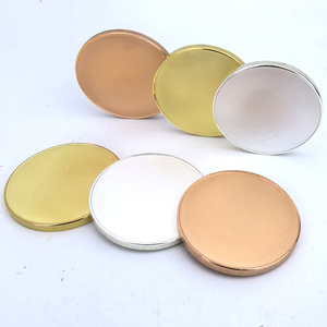 Koin yang Dapat Diukir 40mm Bulat Bahan Paduan Seng Logam Berlapis Emas Perak Padat Koin Tantangan Kosong untuk Pengukiran Laser Bisnis - Product Image 5