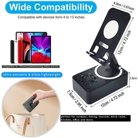 Nouveau support de téléphone portable avec haut-parleur, support de bureau réglable pour tablette, support portable pour haut-parleur sans fil